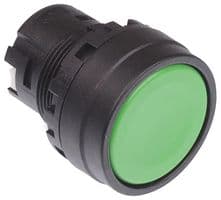 YW1B-A1G - IDEC - YW1B-A1G - Switch Actuator, Plastic, Green, Idec Dia 22mm YW Series Pushbutton Switches, IP65, YW1B-A1x Series