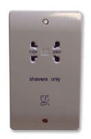 K701WHI - HONEYWELL - K701WHI - Logic Plus Dual Voltage Shaver Socket, White