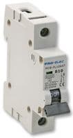 AUB1 10A - PRO ELEC - AUB1 10A - Thermal Magnetic Circuit Breaker, 10 A, 1 Pole, 230 V, DIN Rail