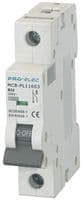 AUB7 1P B32A - PRO ELEC - AUB7 1P B32A - Thermal Magnetic Circuit Breaker, 32 A, 1 Pole, 230 V, DIN Rail