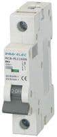 AUB7 1P B63A - PRO ELEC - AUB7 1P B63A - Thermal Magnetic Circuit Breaker, 63 A, 1 Pole, 230 V, DIN Rail