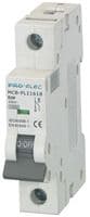 AUB7 1P D20A - PRO ELEC - AUB7 1P D20A - Thermal Magnetic Circuit Breaker, 20 A, 1 Pole, 230 V, DIN Rail