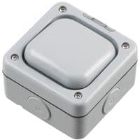 K56400GRY - HONEYWELL - K56400GRY - Switch, Electrical, Outdoor, IP66, 1 Gang, 95 x 95 x 57mm, Grey