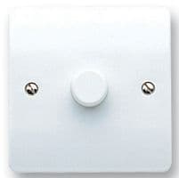 K1501WHILV - HONEYWELL - K1501WHILV - Logic Plus 1 Gang 2 Way Push Dimmer Light Switch, 60W-500W