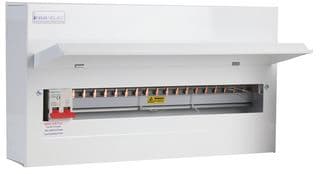 PEL00436 - PRO ELEC - PEL00436 - Load Centre / Distribution Board, Domestic, Metal, 230 V, 100 A, 21 Circuits, 237 mm
