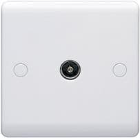 D9992NR - VOLEX ACCESSORIES - D9992NR - 1-Gang Coaxial Socket