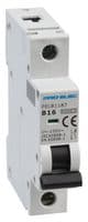 PELB1187 - PRO ELEC - PELB1187 - Thermal Magnetic Circuit Breaker, MP Circuit Breaker DIN Rail, 16 A, 1 Pole, 415 V, DIN Rail