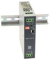 XDR-75E-12 - MEAN WELL - XDR-75E-12 - AC/DC DIN Rail Power Supply (PSU), ITE, Industrial & Laboratory Equipment, 1 Output, 75.6 W, 12 V