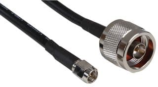ASMR1500A058L13 - SIRETTA - ASMR1500A058L13 - RF / Coaxial Cable Assembly, 49 ft, 15 m, LLC200, N Type Plug, SMA Straight Plug