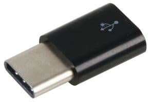 SC0220 - RASPBERRY-PI - SC0220 - USB Adaptor, Micro USB Type C Plug To USB Type C Socket, Black, Raspberry Pi 4 Model B Boards