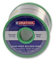 D01686 - DURATOOL - D01686 - Lead Free Solder Wire, 0.7mm, 500g