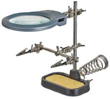 D03171 - DURATOOL - D03171 - HELPING HAND MAGNIFIER WITH LED LIGHT