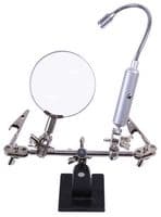 D03475 - DURATOOL - D03475 - Soldering Helping Hand, with Light & Magnifier, Soldering Components and PCBs