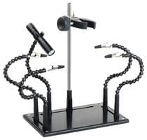 D03494 - DURATOOL - D03494 - Helping Hands, 5 Gooseneck Hands, Soldering Components and PCBs