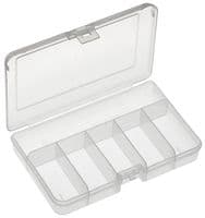 101ATN - MULTICOMP PRO - 101ATN - Storage Box, 6 Compartment, Transparent, 31mm x 166mm x 112mm