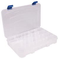 195.113 - MULTICOMP PRO - 195.113 - Storage Box, 4 Compartment, Transparent, 45mm x 276mm x 188mm