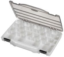 199.370 - MULTICOMP PRO - 199.370 - Storage Box, 16 Compartment, Transparent Grey, 27mm x 206mm x 147mm