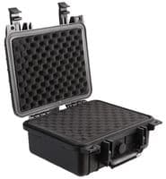 WATERPROOF CASE 10.5" - DURATOOL - WATERPROOF CASE 10.5" - Storage Case, Waterproof, Polypropylene, Black, 9.69", 246mm, 10.63", 270mm