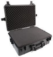 WATERPROOF CASE 20.5" - DURATOOL - WATERPROOF CASE 20.5" - Storage Case, Waterproof, Polypropylene, Black, 16.73", 425mm, 22.4", 569mm