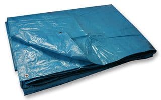 D00064 - DURATOOL - D00064 - Tarpaulin, Polyethylene Coating, Reinforcing Rope Hem, 6' x 4'