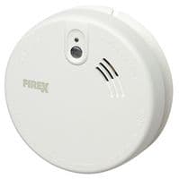 KF20. - FIREX - KF20. - Smoke Alarm, Optical, Mains 230V, 9V Battery Back Up, 127 x 127 x 39mm