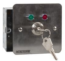DEF-0661-1/L - DEFENDER SECURITY - DEF-0661-1/L - Keylock Switch, (On)-Off, SPST-NO, SPST-NC, 2 Position, 4 A