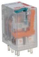 R2N-2012-23-1012-WTL - RELPOL - R2N-2012-23-1012-WTL - Power Relay, DPDT, 12 VDC, 12 A, R2N Series, DIN Rail, DC