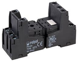 GZT3-BLACK - RELPOL - GZT3-BLACK - 11-PIN INDUSTRIAL RELAY BASE, BLACK