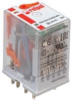 R4N-2014-23-5024-WTL - RELPOL - R4N-2014-23-5024-WTL - Power Relay, 4PCO, 24 VAC, 7 A, R4N Series, DIN Rail, AC