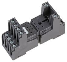 GZT4-BLACK - RELPOL - GZT4-BLACK - 14-PIN INDUSTRIAL RELAY BASE, BLACK