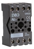 SRRE8 - IMO PRECISION CONTROLS - SRRE8 - Relay Socket, DIN Rail, Panel, Screw, 8 Pins, 10 A, 300 V, RSE Series