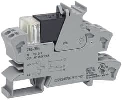 788-354 - WAGO - 788-354 - Power Relay, SPDT, 24 VDC, 16 A, 788 Series, DIN Rail