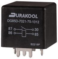 DG85D-7021-75-1012 - DURAKOOL - DG85D-7021-75-1012 - Automotive Relay, IP54, 12 VDC, 100 A, SPST-NO, Through Hole, PC Pin, DG85 Series