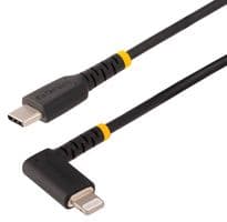 RUSB2CLTMM2MR - STARTECH - RUSB2CLTMM2MR - USB Cable, 6ft (2m) Durable USB-C to Lightning Cable, Right-Angled USB C to Lightning Cord