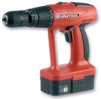 D00016 - DURATOOL - D00016 - 24V Combi Drill Suitable for Drilling Wood, Steel and Masonry