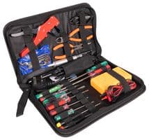 D00029 - DURATOOL - D00029 - Electronics Tool Kit, Comprehensive, Zipped Tool Bag, Assorted Tools, 25 Pieces