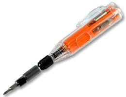 D00035 - DURATOOL - D00035 - Screwdriver, Precision, Flexible Extending, 12 Pieces of Slotted, Phillips, Torx Screwdriver Bits