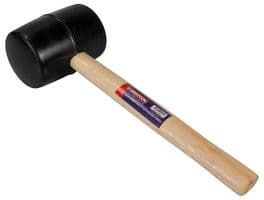 D00091 - DURATOOL - D00091 - Mallet, Rubber, with Wooden Handle, 32oz/907g