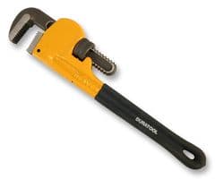 D00110 - DURATOOL - D00110 - Pipe Wrench, Neon Grip, 350mm Overall Length, 50mm Jaw Capacity