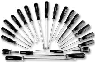 D00160 - DURATOOL - D00160 - Screwdriver Set, Slotted/Phillips/TORX, 22-Piece