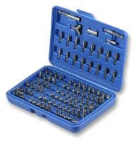 D00190 - DURATOOL - D00190 - Hex Bit, 100 Piece, All Purpose Bit Set, Drive Adaptor, Socket drive bit, Hex wobble adaptor