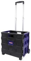 D01419 - DURATOOL - D01419 - Folding Trolley, 4 x Rubber Casters, Lightweight, 20kg Capacity