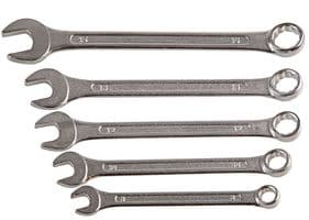 D02320 - DURATOOL - D02320 - Spanner Set, Combination, Chrome Vanadium Steel, Equal Ended, 5 Pieces