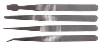 D02345 - DURATOOL - D02345 - Tweezer Set, 4 Piece
