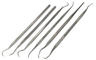 D02346 - DURATOOL - D02346 - Scriber Set, Dual Ended, Stainless Steel, Assorted Types, 6 Pieces
