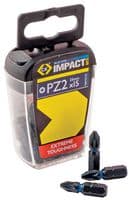 T4560 PZ2D15 - CK TOOLS - T4560 PZ2D15 - Hex Driver Bit, Screwdriver, Pozidriv, PZ2, 25mm