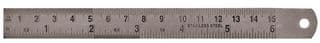 D03074 - DURATOOL - D03074 - 6" (150mm) Stainless Steel Ruler with Metric/Imperial Marking, Satin
