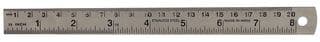 D03075 - DURATOOL - D03075 - 8" (200mm) Stainless Steel Ruler with Metric/Imperial Marking, Satin