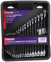 D03080 - DURATOOL - D03080 - Spanner Set, Combination, 6 mm - 24 mm, 18 Piece