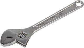 D03105 - DURATOOL - D03105 - 10" (250mm) Chrome Finish Adjustable Spanner